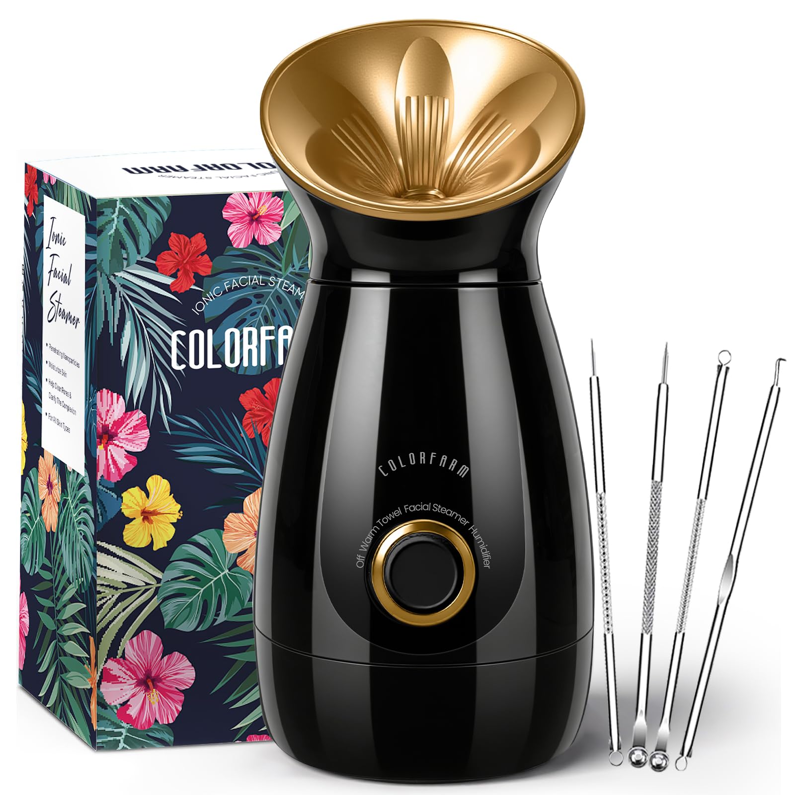 Amazon.com: Colorfarm Facial Steamer Nano Ionic: Face Steamer Deep