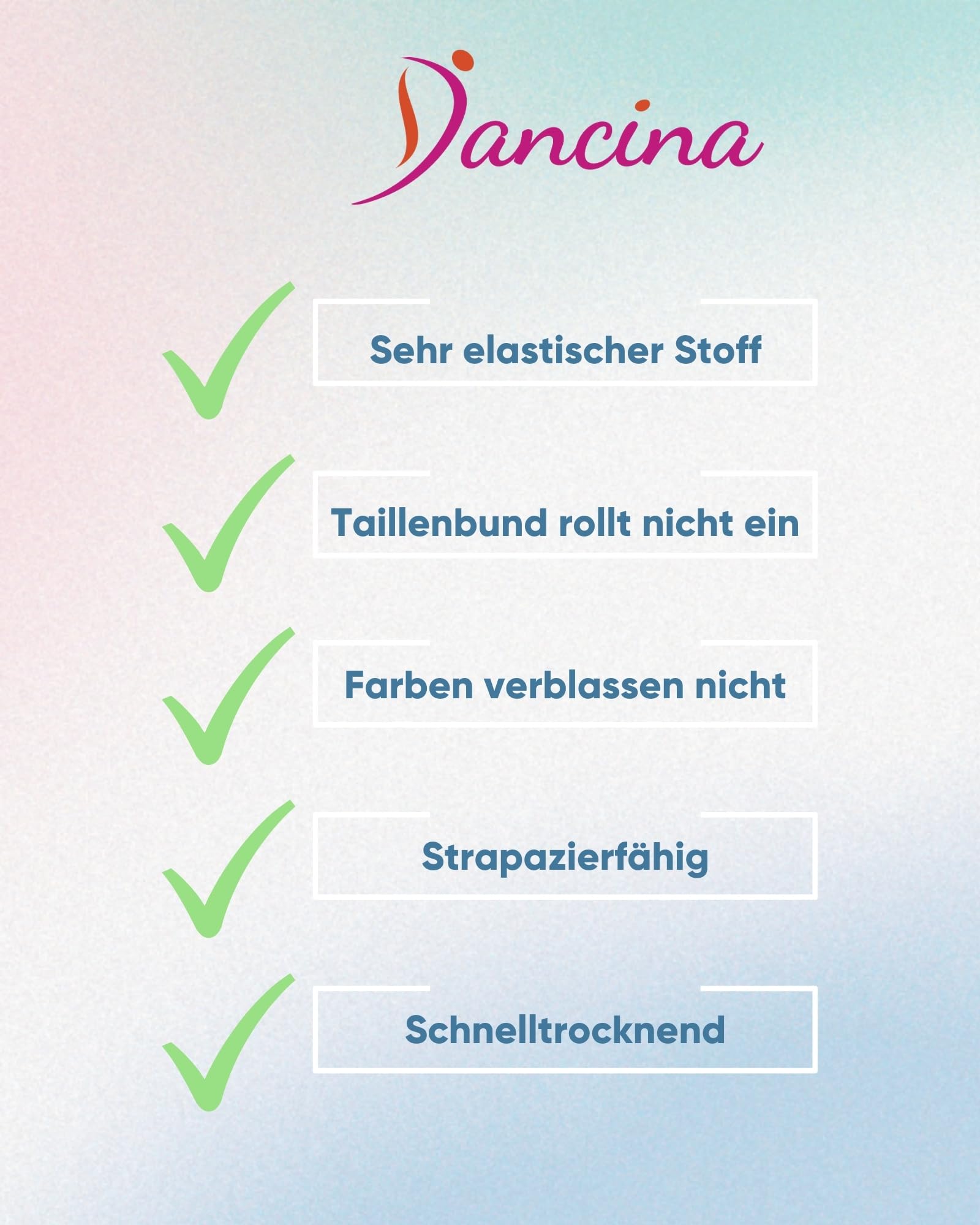 Dancina Turnanzug für Mädchen Marmor-Design-Linie 2-teiliges Set Gymnastikanzug mit Hose für Kinder
