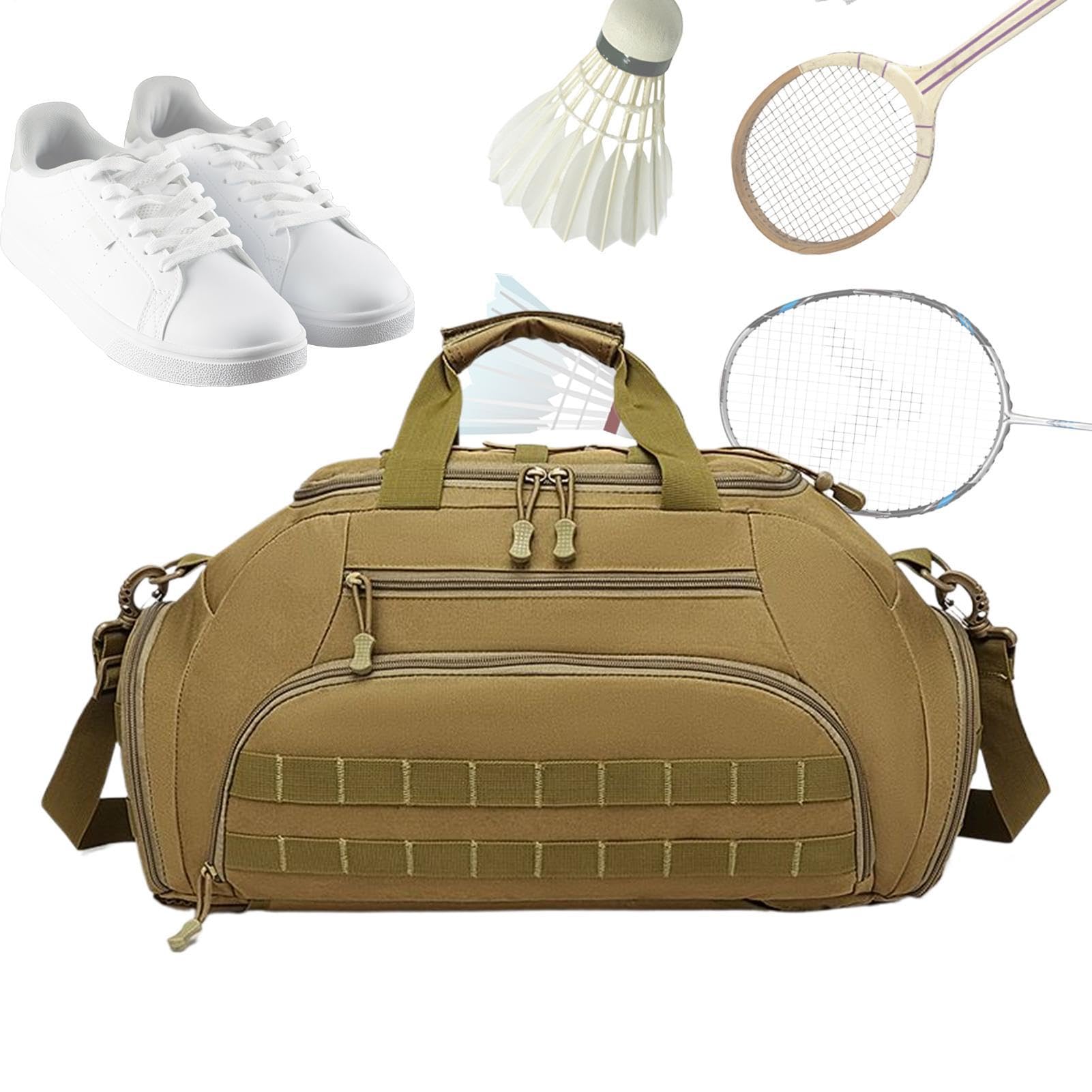 Generico Zaino Da Palestra Per Uomini con Scomparto per Scarpe Impermeabile | Borsa Sportiva Duffle Multiuso Per Uomo E Donna Escursionismo Campeggio Pesca Allenamento Fitness E Viaggi Brevi