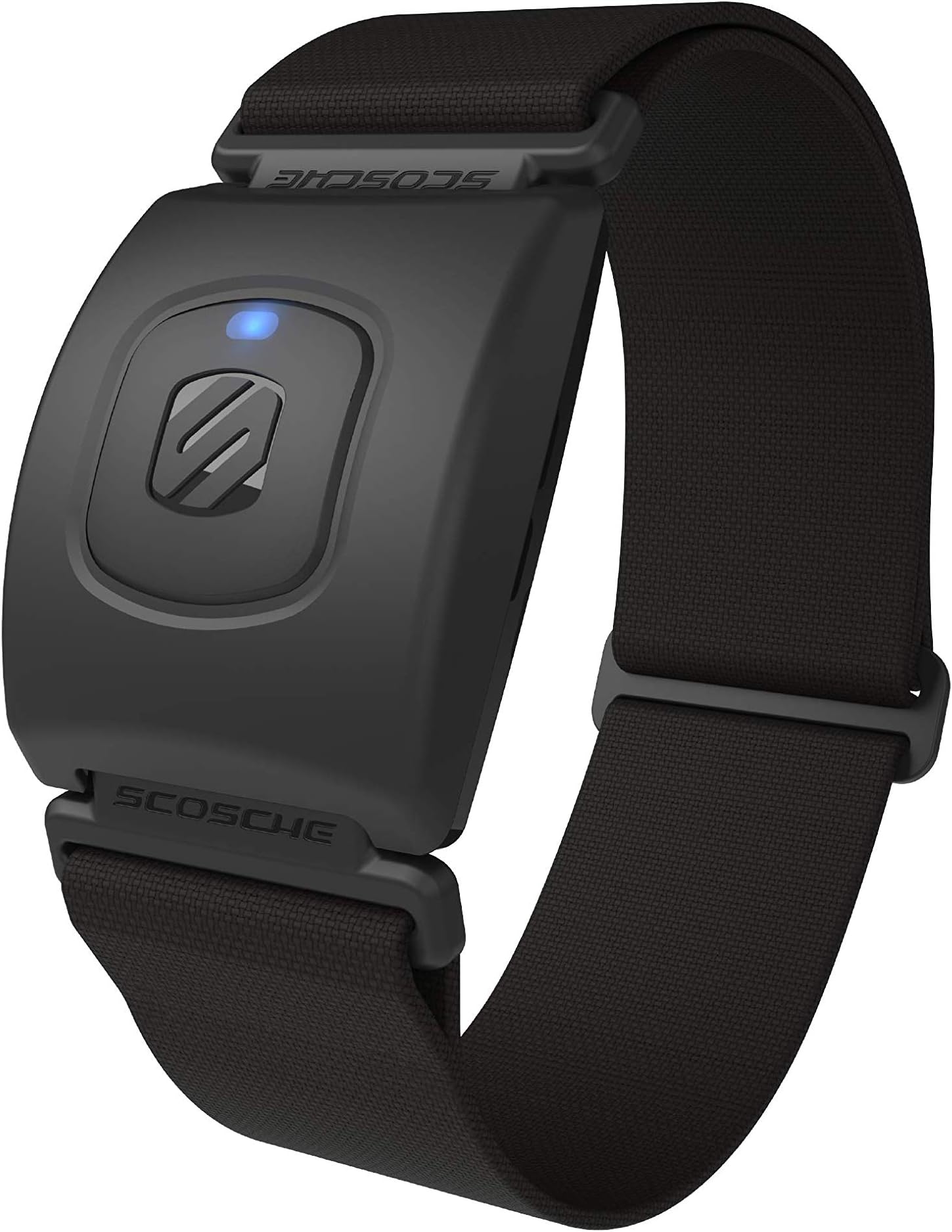 Scosche Rhythm+ 2.0 Heart Rate Monitor Armband for Running, Cycling, Exercise & Recovery with Bluetooth, ANT+, Optical Sensor for HRV & RRi Data, IP68 Waterproof Fitness Tracker with 24hr Battery Life