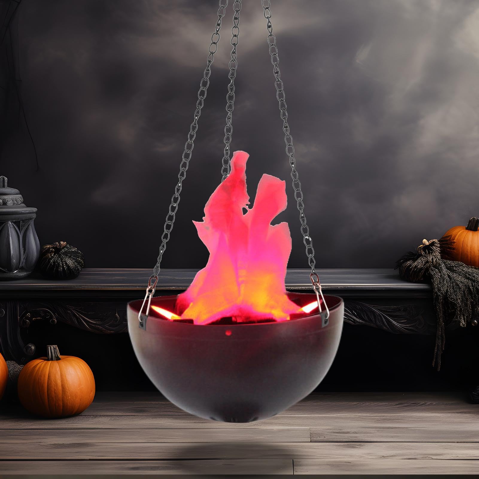 Braciere artificiale tremolante, realistico e decorativo