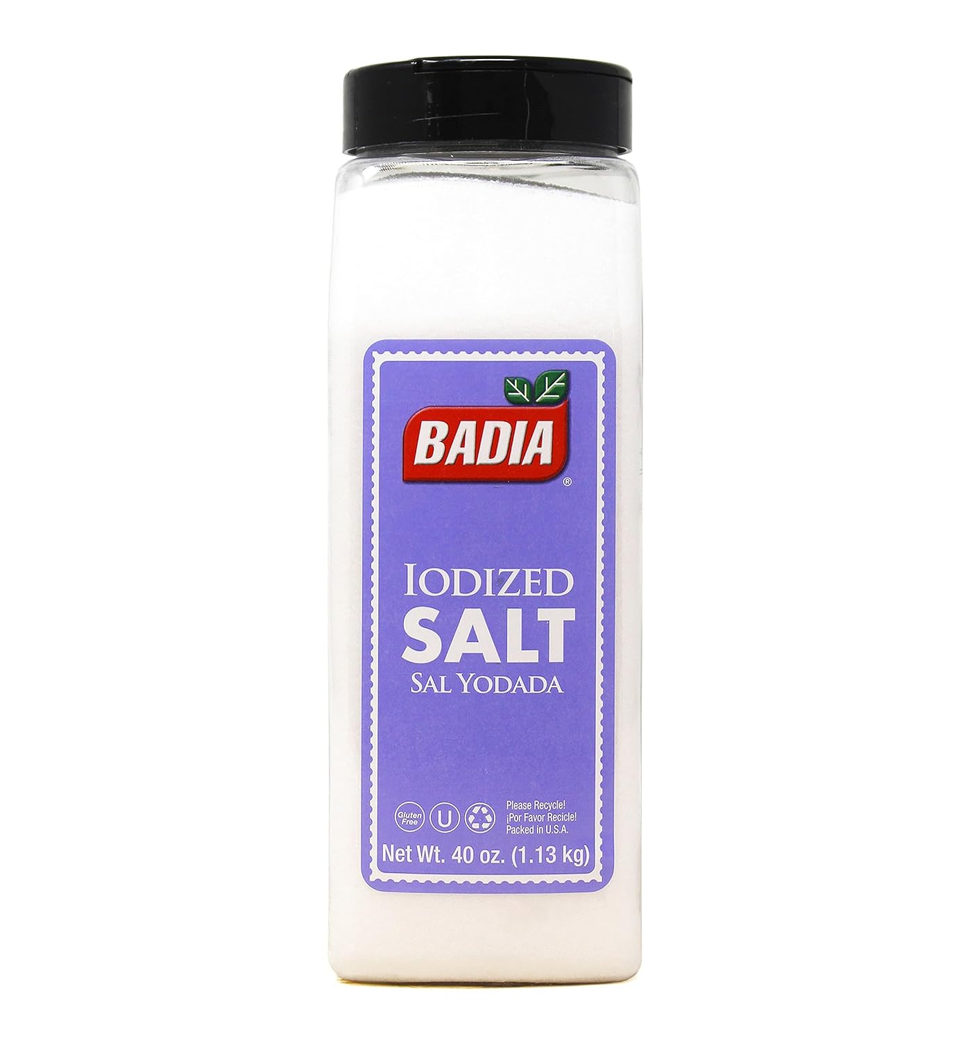 Badia Iodized Salt, 40 oz – Essential Kitchen Salt for Cooking, Baking, and Everyday Seasoning (Pack of 2) image 3
