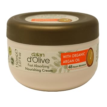 Dalan dOlive Fast Absorbing Nourishing Cream with Organic Argan Oil, 150 ml/5 fl oz 1