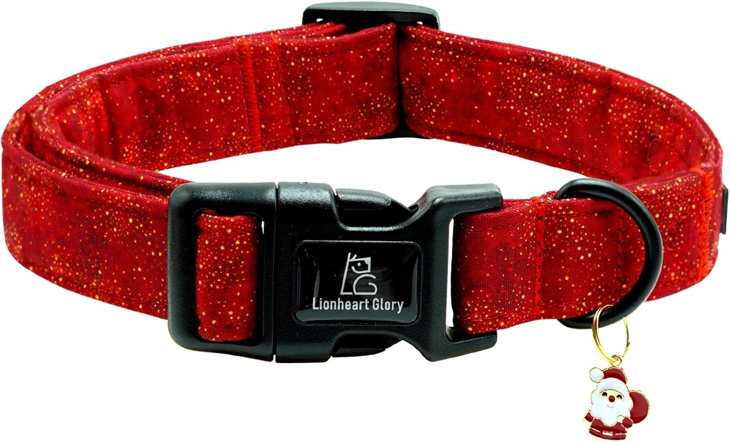 Lionheart glory Christmas Dog Collar, Red Dogs Collar