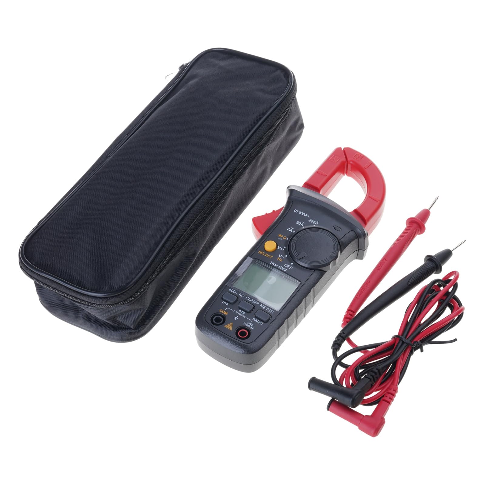 Tsophreniq Ut200a Digital Multimeter With Data Hold Backlit Flashlight Electrician Tool Clamp Meter Current Voltages Meter Diode Voltages Tester