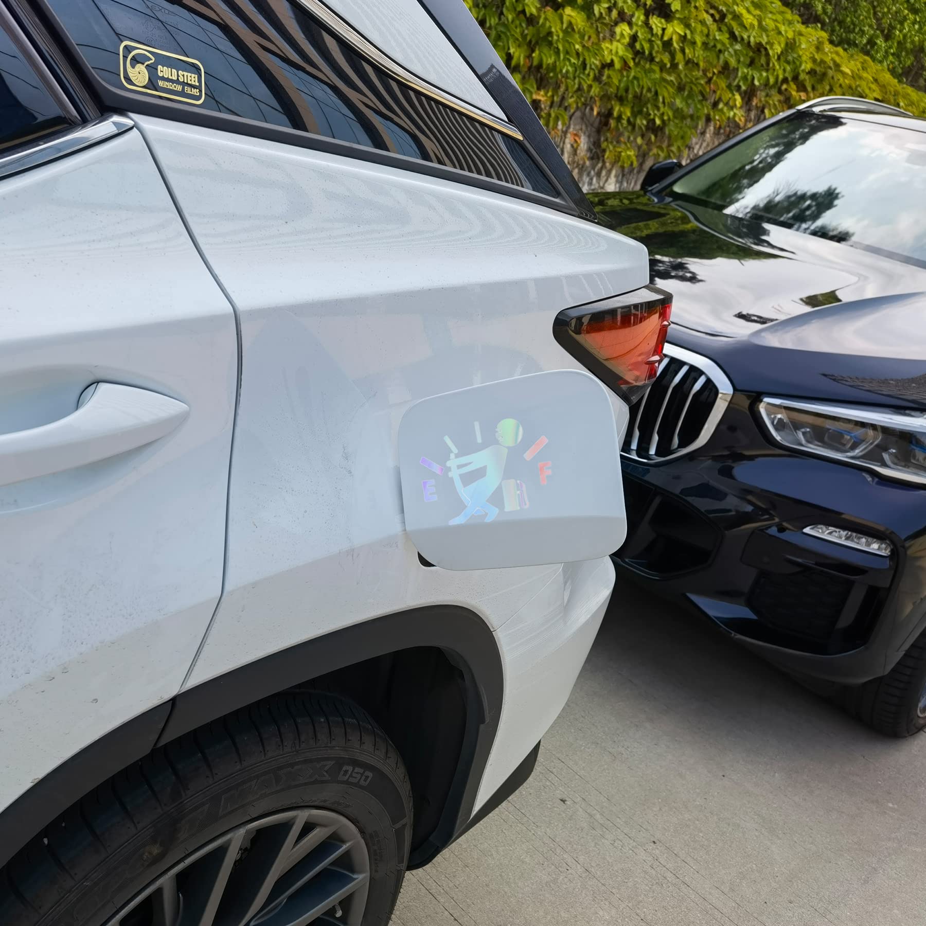 2x High Gas Consumption Funny Sticker Car Bumper Window Door - Foto 2