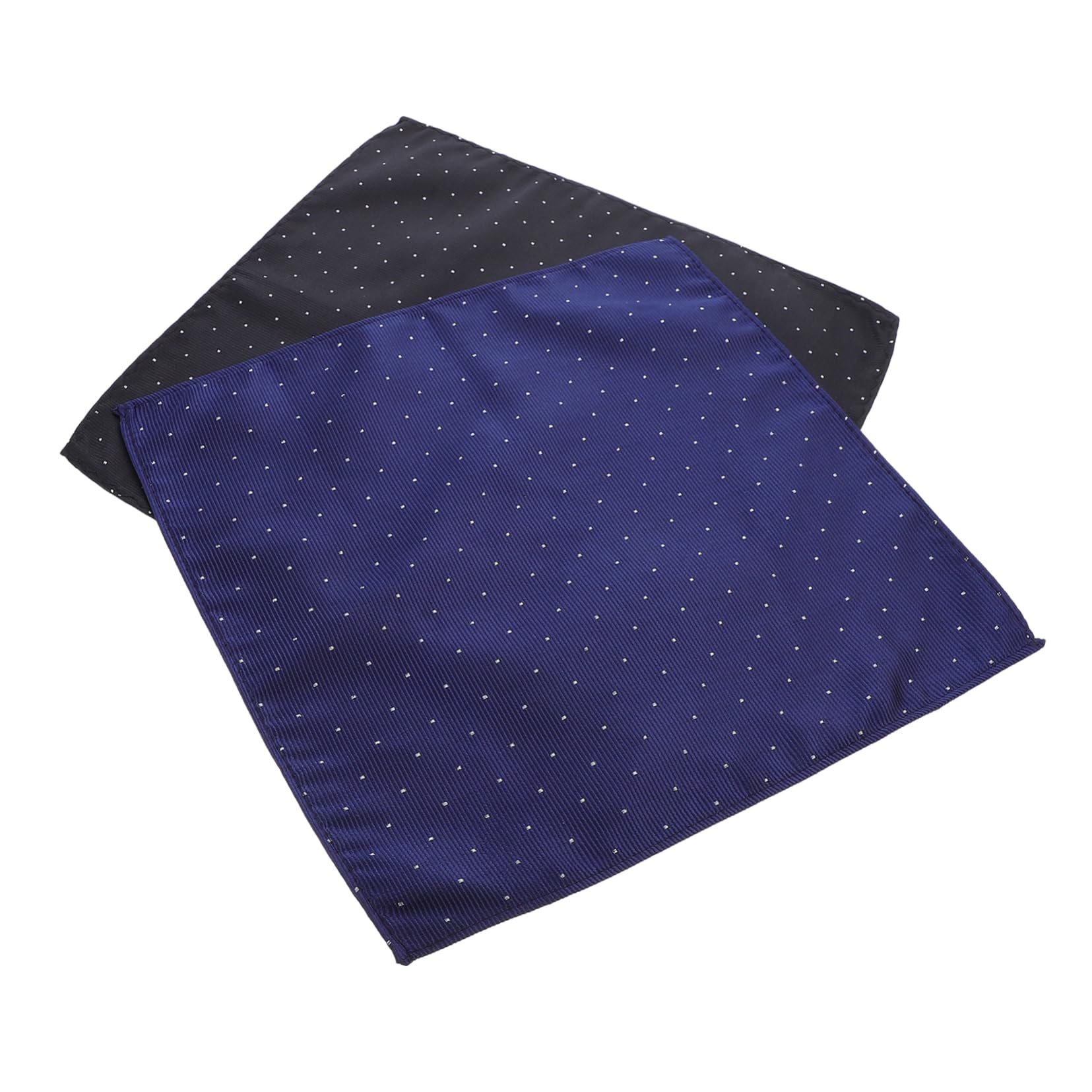Healeved 2pcs Men's Suit Pocket Square Scarf Elegant Pocket Handkerchief for Gentlemen's Occasions