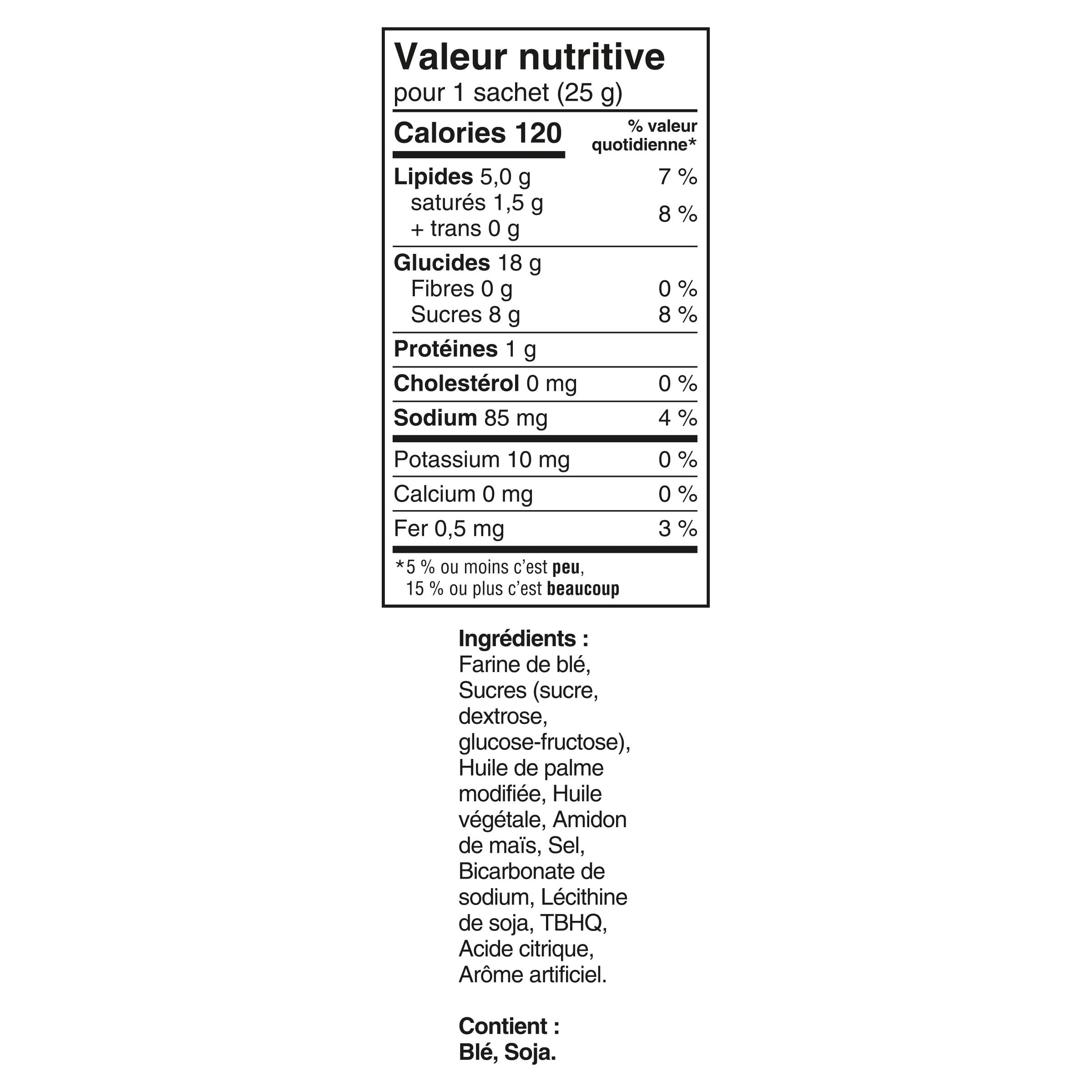 OREO, Mini Golden Cookies, Made in a Peanut-Free Facility, Individually Wrapped, Snack Pack, School Snacks, 150 g (6 Pouches), Baked in Canada - 3