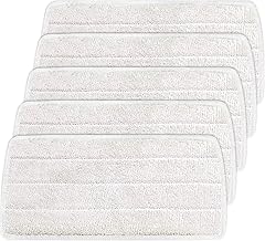 Lot de 5 housses de rechange lavables pour nettoyeur vapeur Vileda Steam XXL, ensemble de housses de rechange pour nettoyeur vapeur réutilisable, En microfibre fine et durable et ajustement parfait