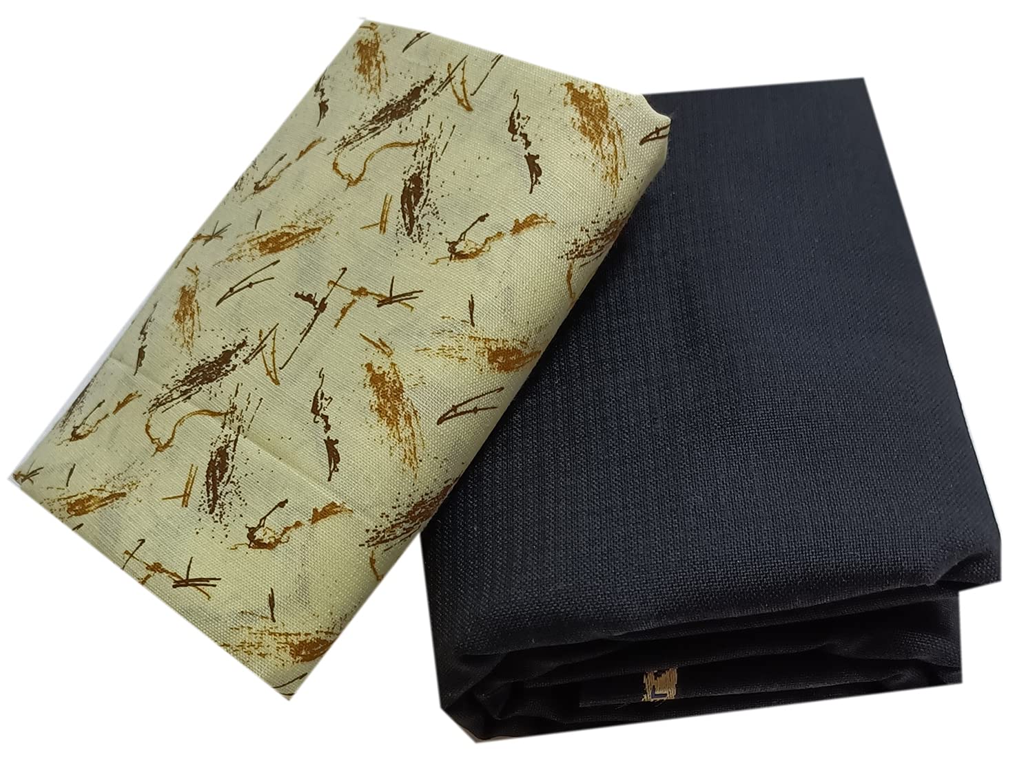 Premium Polycotton Formal Fabric, Luxury Unstitched Trouser and Shirt Material, Standard Size