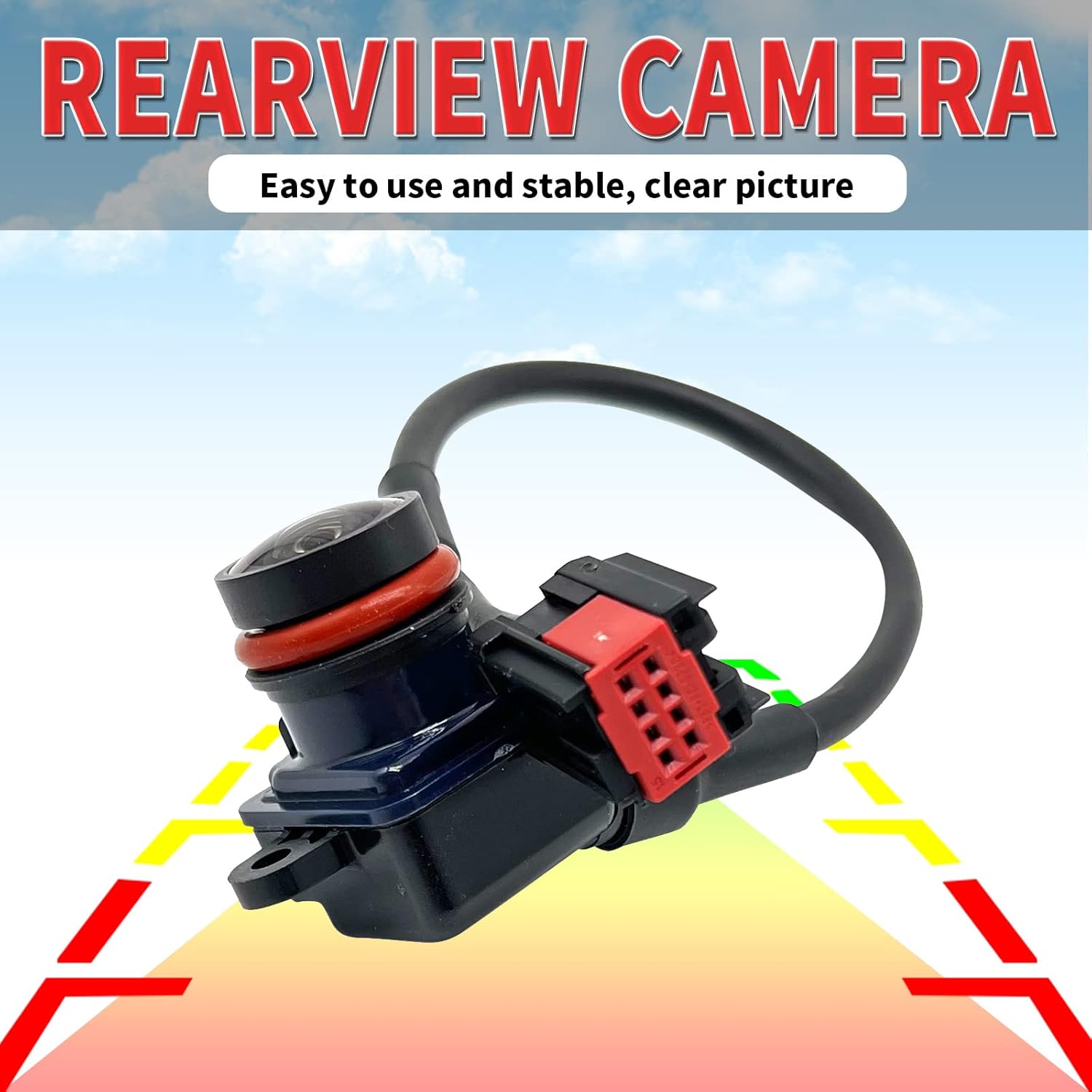 Rear View Back Up Camera Compatible with Maserati Ghibli quattroporte 2013-2015 Reverse Park Assist Backup Camera Replaces 178259