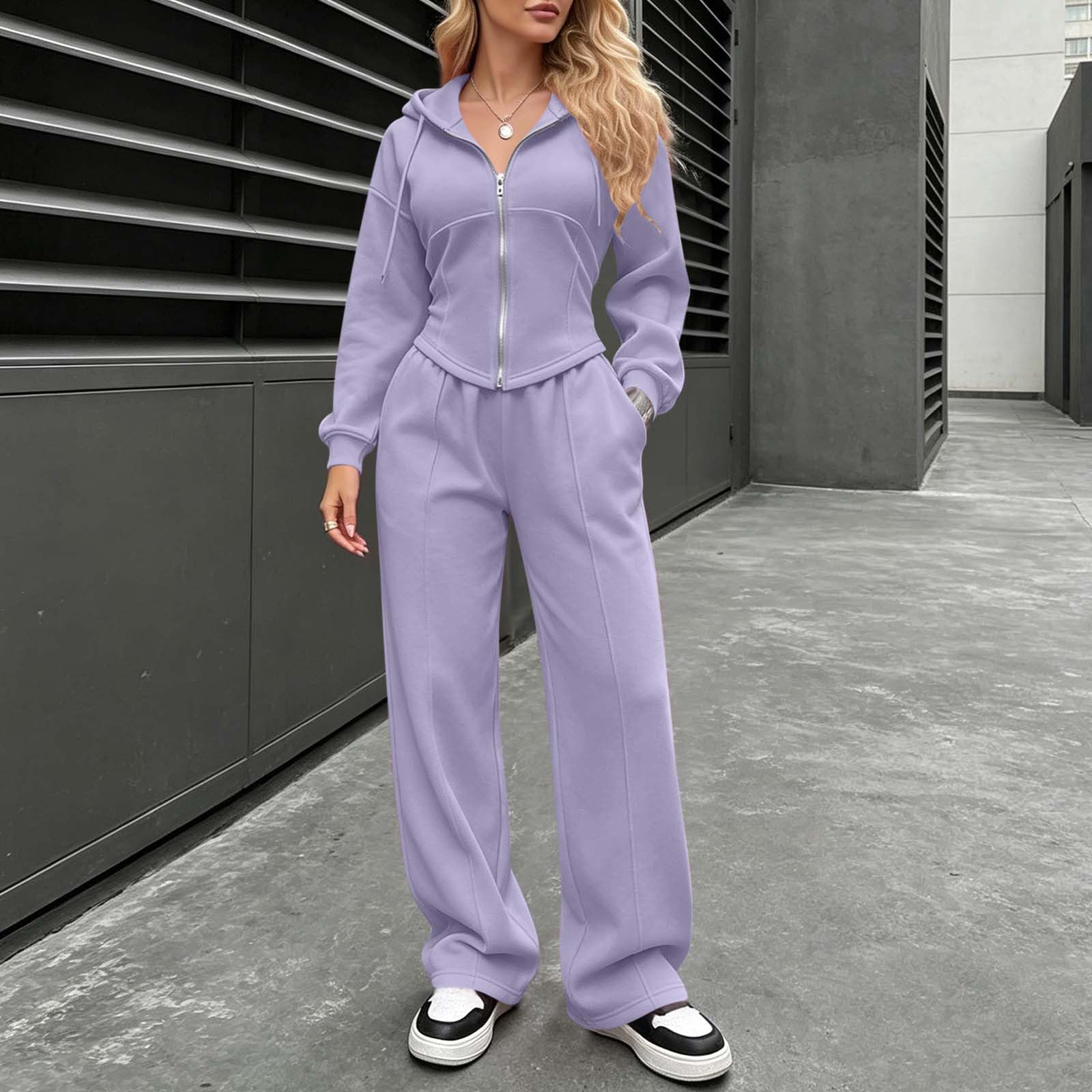 Conjunto de chándal para mujer de dos piezas entallado