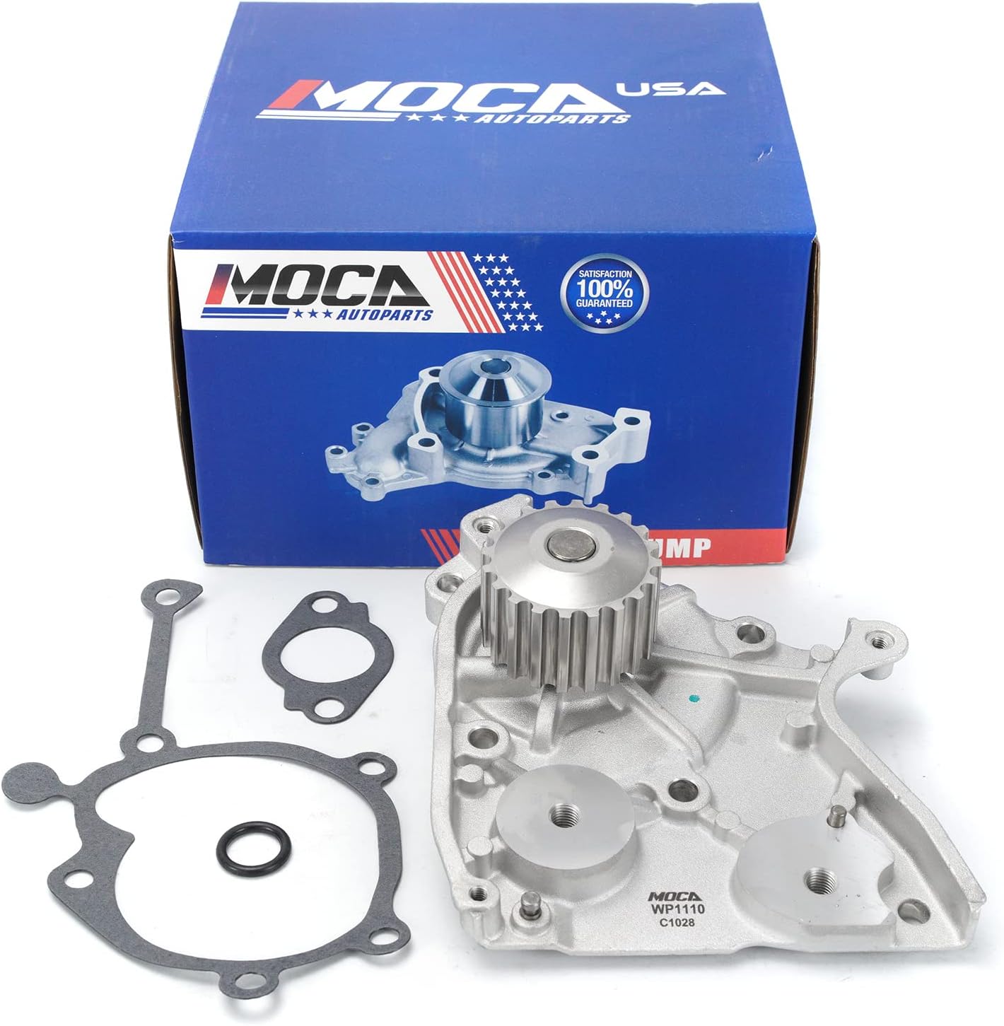 MOCA 145-1320 Engine Water Pump Kit Compatible with Mazda B2200 & 88-92 for Mazda 626 MX-6 L4 2.2L & for Ford Probe & 95 for Kia Sportage L4 2.0L