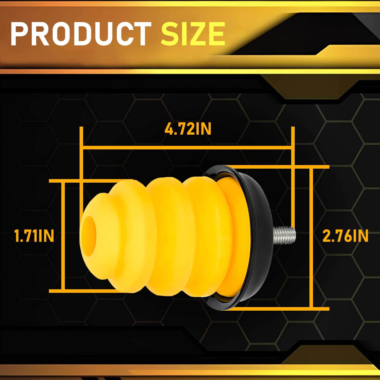 Amazon.com: Rear Axle Bumper with Nuts 15712438 523-049 Compatible  