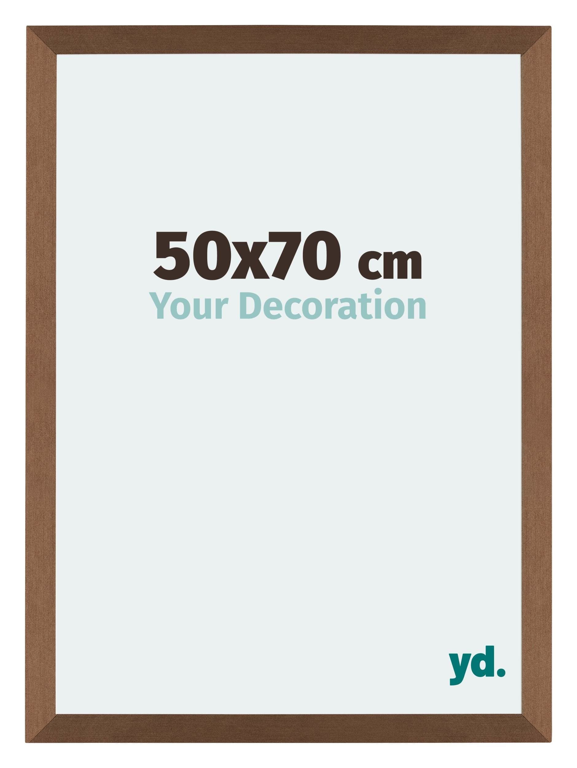 Your Decoration - Picture Frame 50x70 cm - Copper Design - Decorative Wall Frame in MDF with Antireflection - Frame 50x70 - Mura