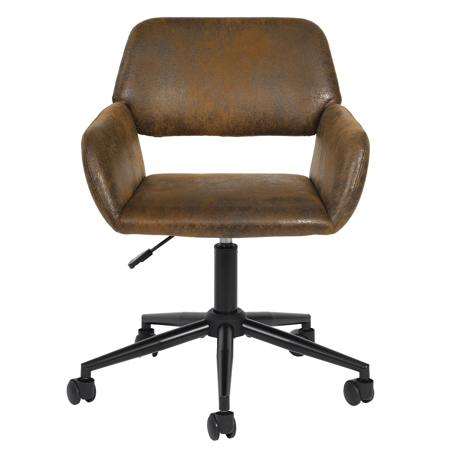 Schreibtischsessel in italienischem Design - Beige und Braun - Drosalimo