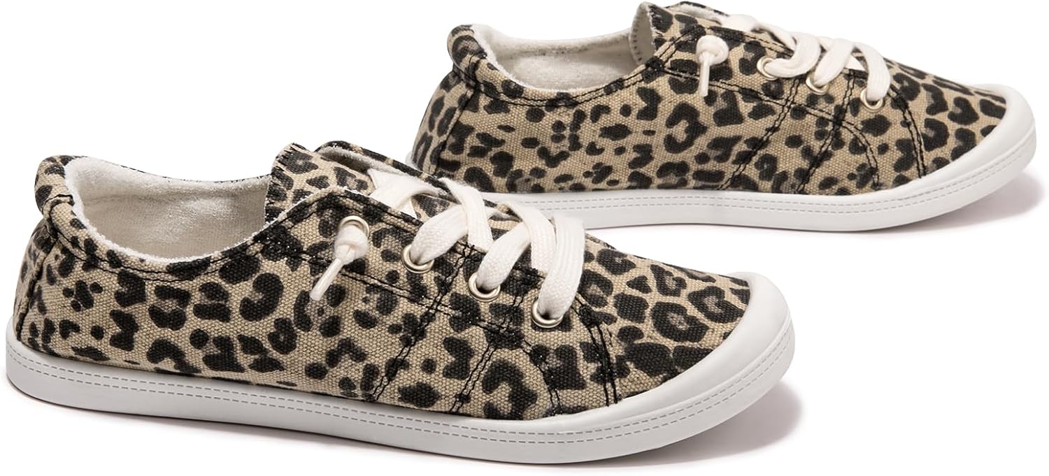 Women's Slip On Canvas Sneaker Low Top Casual Walking Shoes Classic Comfort Flat Fashion Sneakers - Image 6