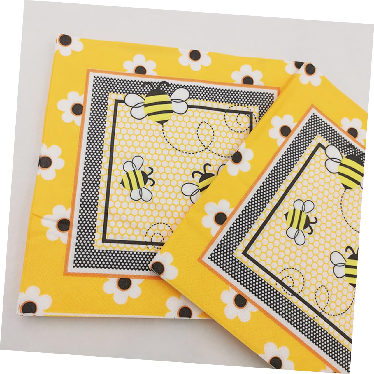 100piezas Servilletas De Papel Ecológicas Diseño De Abejas Unidades Para Eventos
