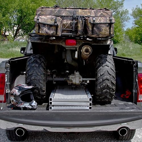 Miniatura 6 de Black Widow Rampa de camioneta de triple pliegue para ATV de 94 x 54 pulgadas