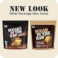 Vista 5 de SUGAR IN THE RAW, paquetes de azúcar de caña granulada, bolsa de 4 libras (paquete de 4)