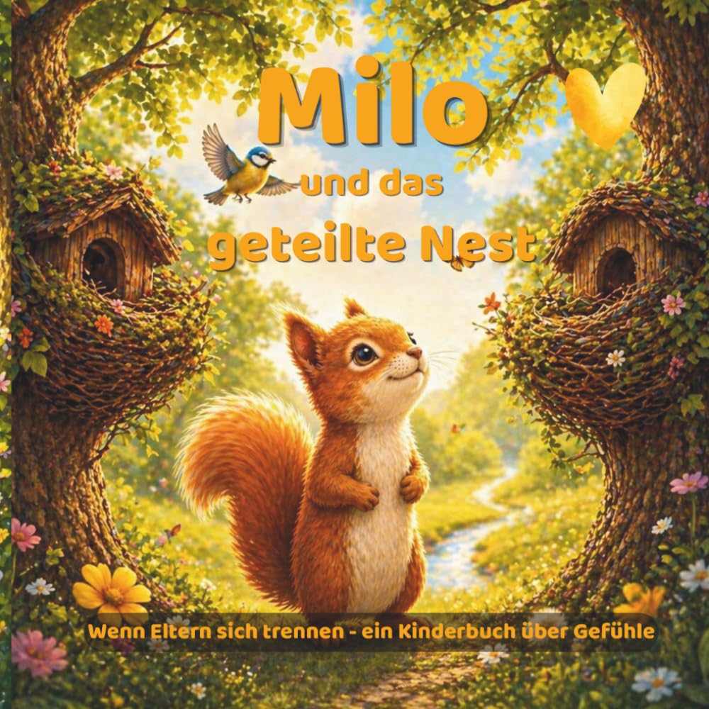 Milo und das geteilte Nest: Ein einfühlsames Kinderbuch über Trennung und Scheidung – hilft Kindern, Gefühle zu verstehen (ab 4 Jahren)