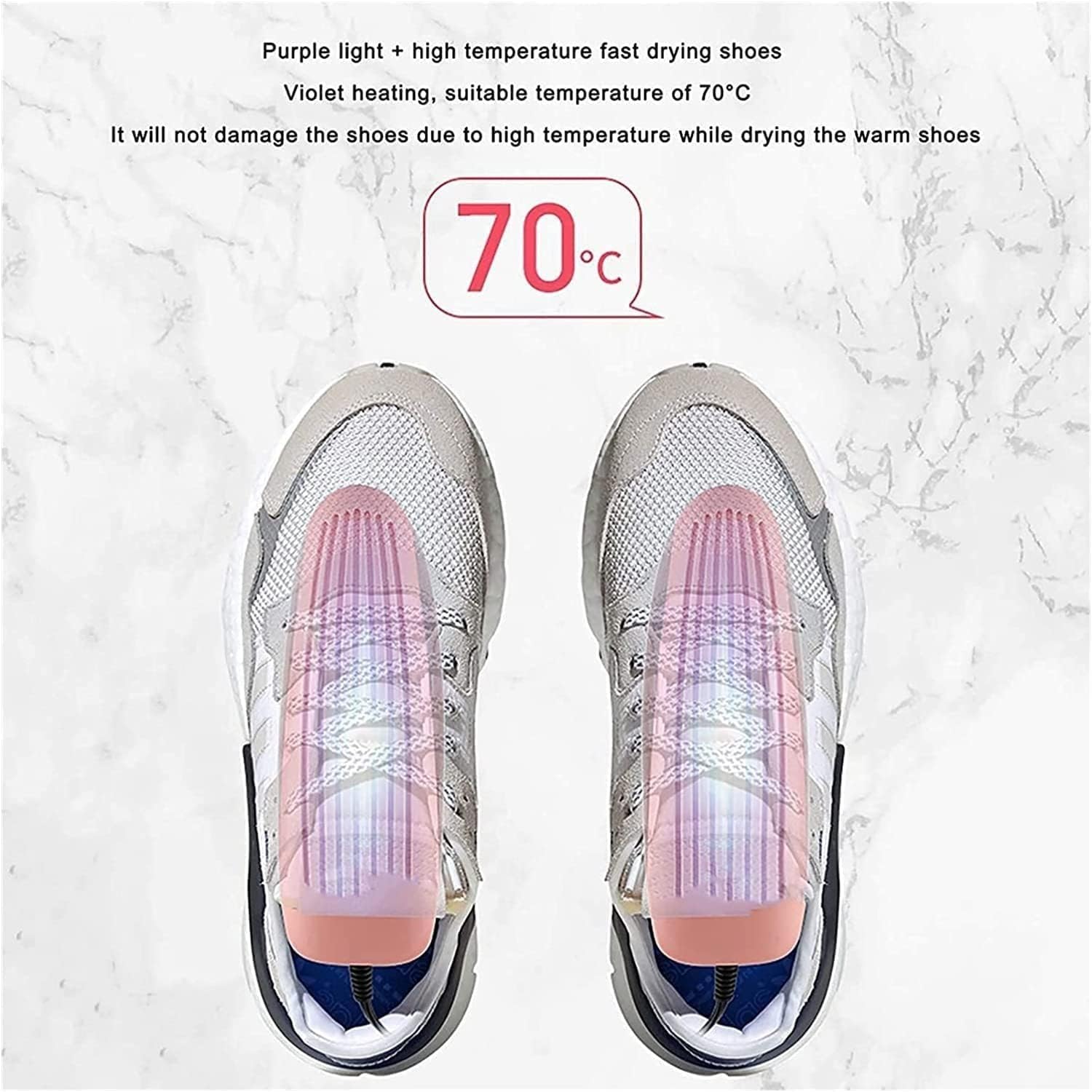 Sèche-chaussures électrique, sèche-chaussures de ski portable, sèche-gants à température constante circulation 360° et chaussures transpiration chaudes