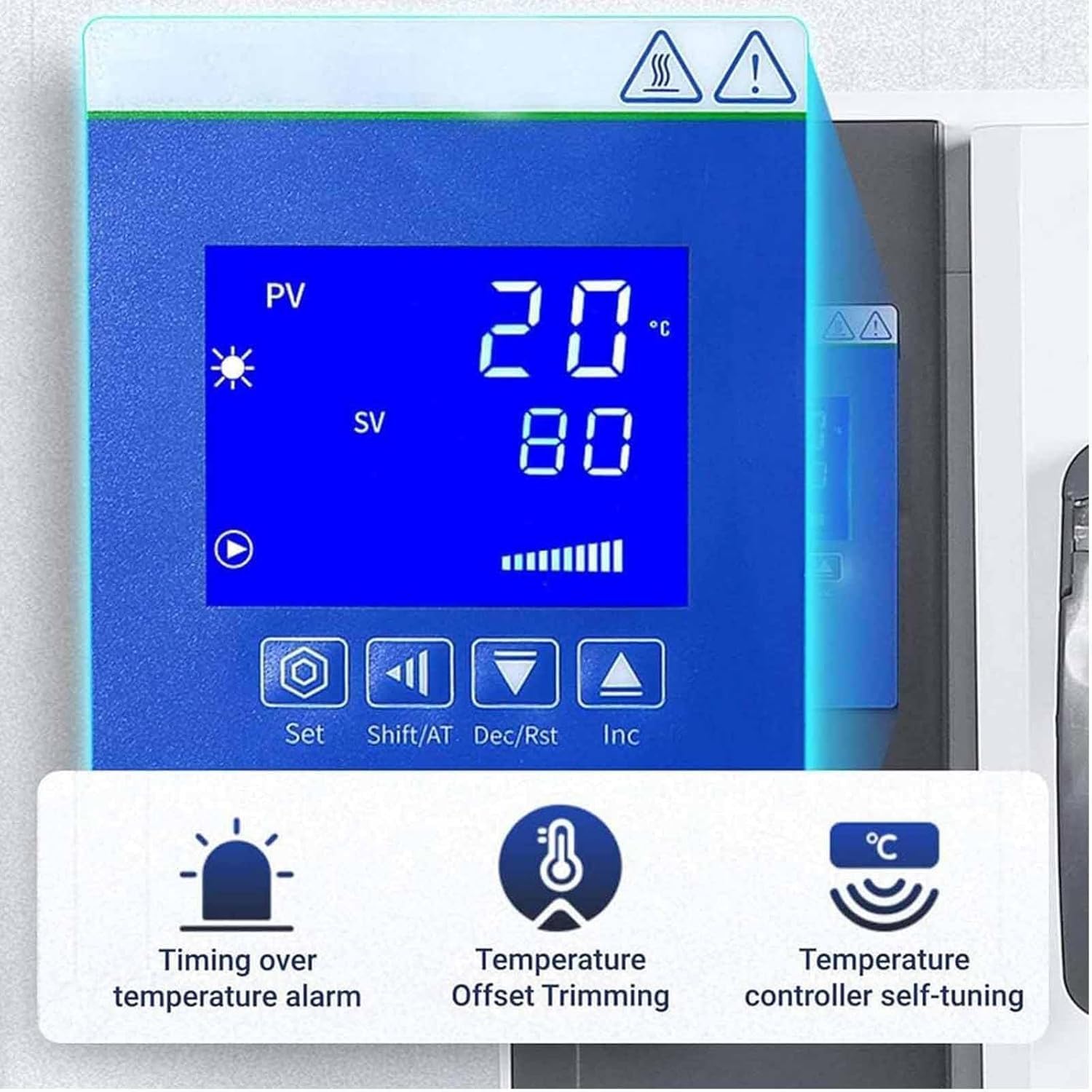 Digital Blast Drying Oven, PID Temperature Control with Timer, Forced Air Convection Lab Industrial Oven for Food, Electronics, Chemical, Pharmaceutical Drying and Curing,Stainless steel,15.6L