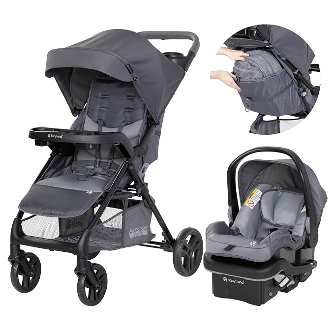 Sistema de viaje Baby Trend Passport Cargo con silla y cuna miniatura 2