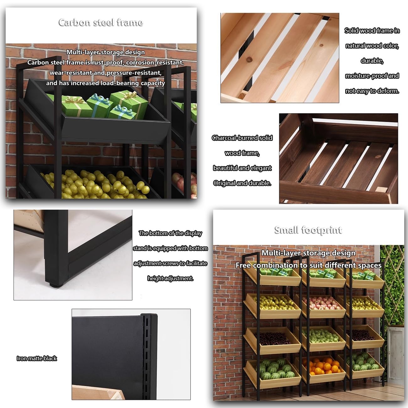 Verkaufsständer mit mehreren Ablagen für Supermarkt- und Snack- und Produkt-Organisation