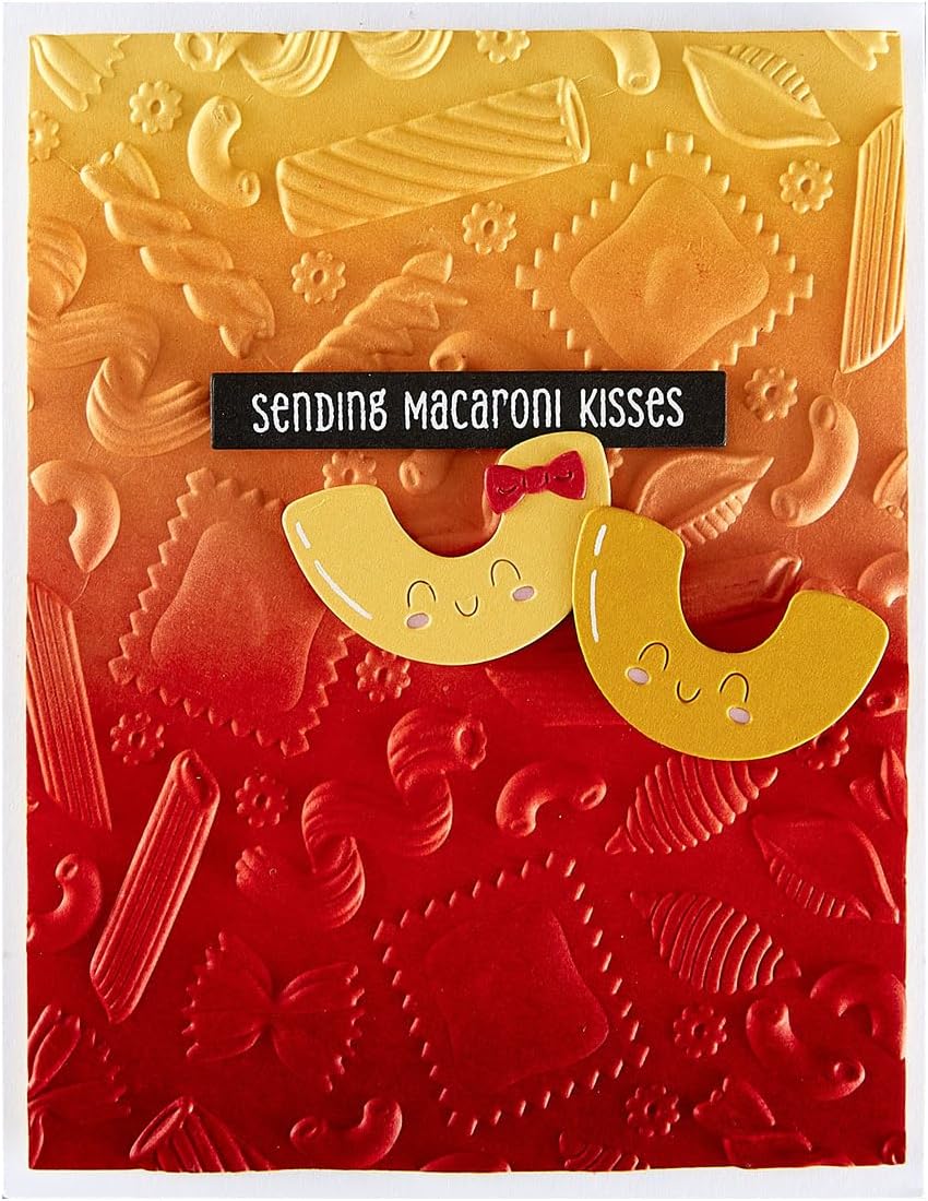 Spellbinders E3D-137 Al Dente 3D Embossing Folder from The BUON Appetito Collection