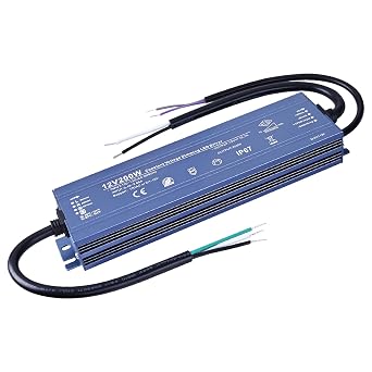 BENLUN Constant Voltage 12V 200W 16,7A Dimmable LED Driver, Waterproof IP67 Transformer, AC 110V Triac Power Supply, LED Adapter for LED Light, Computer Project, Outdoor Light