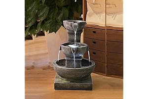 Luminous Landscape Lights: An Enchanting Outdoor Waterfall Oasis