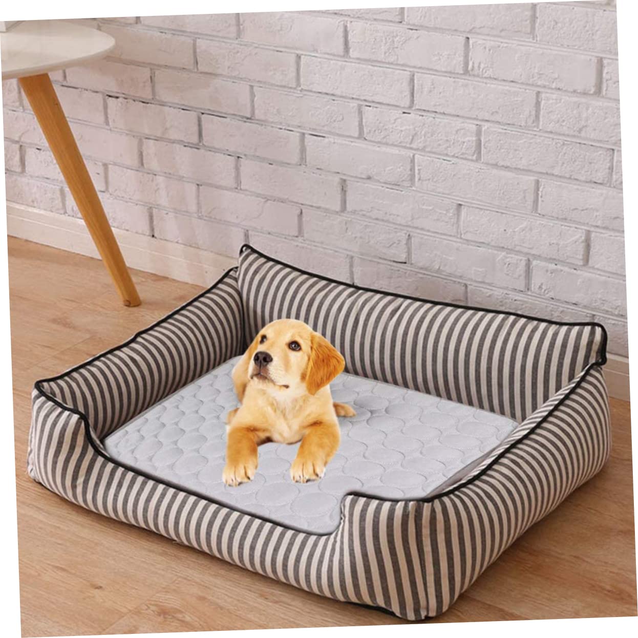 Happyyami Tappetino Refrigerante Per Animali Domestici in Tessuto Traspirante Confortevole e Durevole Raffredda Uniformemente Cane e Gatto Lavabile e Adatto Per Uso Interno Ed Esterno Misura
