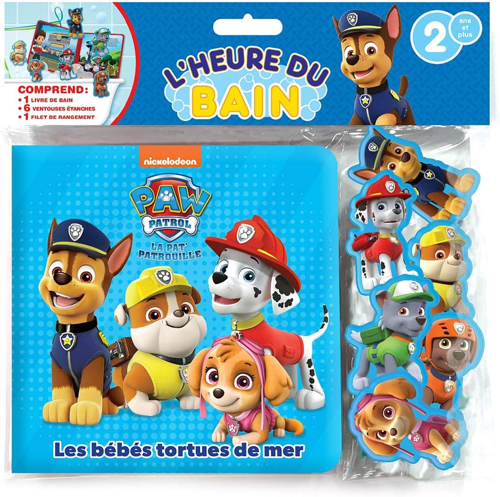 Phidal Français Paw Patrol Pat Patrouille l'Hour du Bain, French Version