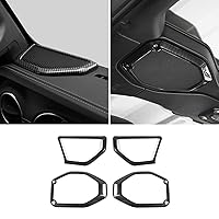 Vista 10 de Para JL - 4 piezas de cubierta de altavoz de pilar A, ajuste de audio para altavoz de techo, compatible con Jeep Wrangler JL JLU y Gladiator JT Azul