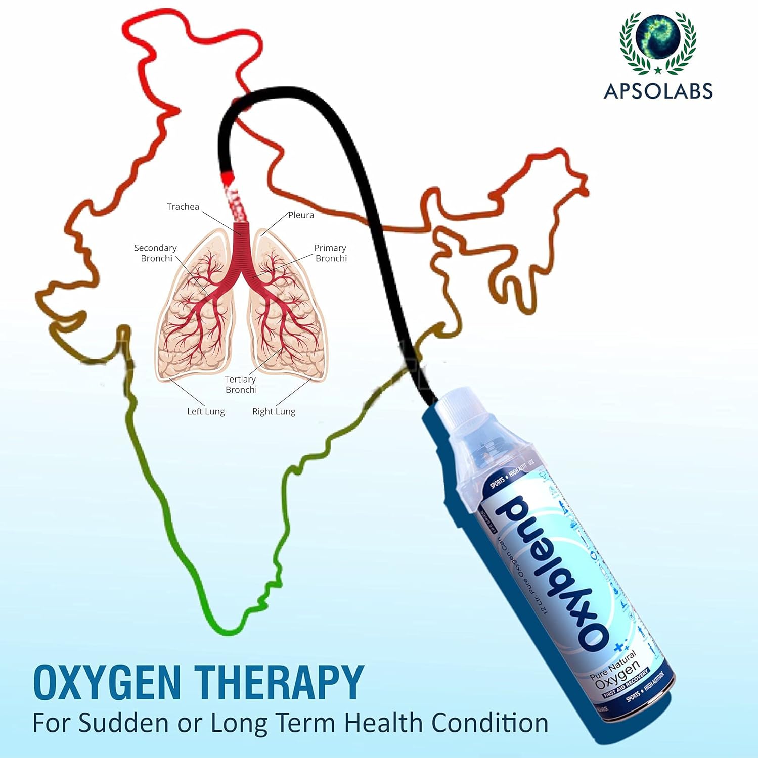 Oxybade natural oxygen cylinder - 12L (pack of 3) | 250+ Spray | Can be potable. Light oxygen can be accompanied by a mask for height/pollution and respiratory relief. Home, Travel and Emergency Uses | Oxybade natural oxygen cylinder - 12L (pack of 3) | 250+ Spray | Can be potable. Light oxygen can be accompanied by a mask for height/pollution and respiratory relief. Home, Travel and Emergency Uses |