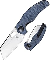 Vista 1 de Kizer Cuchillos de bolsillo Sheepdog, hoja de acero de 3.31 "60.6 in, mango Richlite, cuchillo EDC, cuchillo plegable, V4488C3