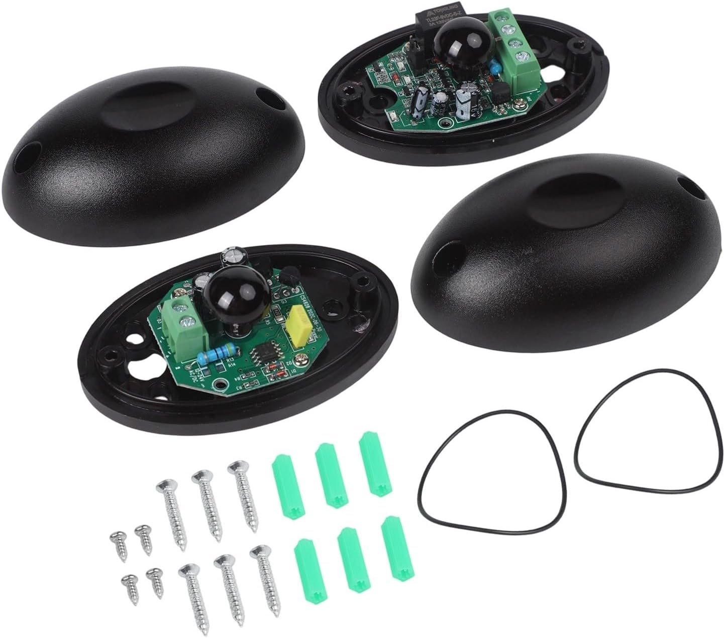 Infrared Photocell Sensor, Pair Of 12-24V Beam Infrared Sensor For Automated Gate, Waterproof Single-Beam Photoelectric Safety System