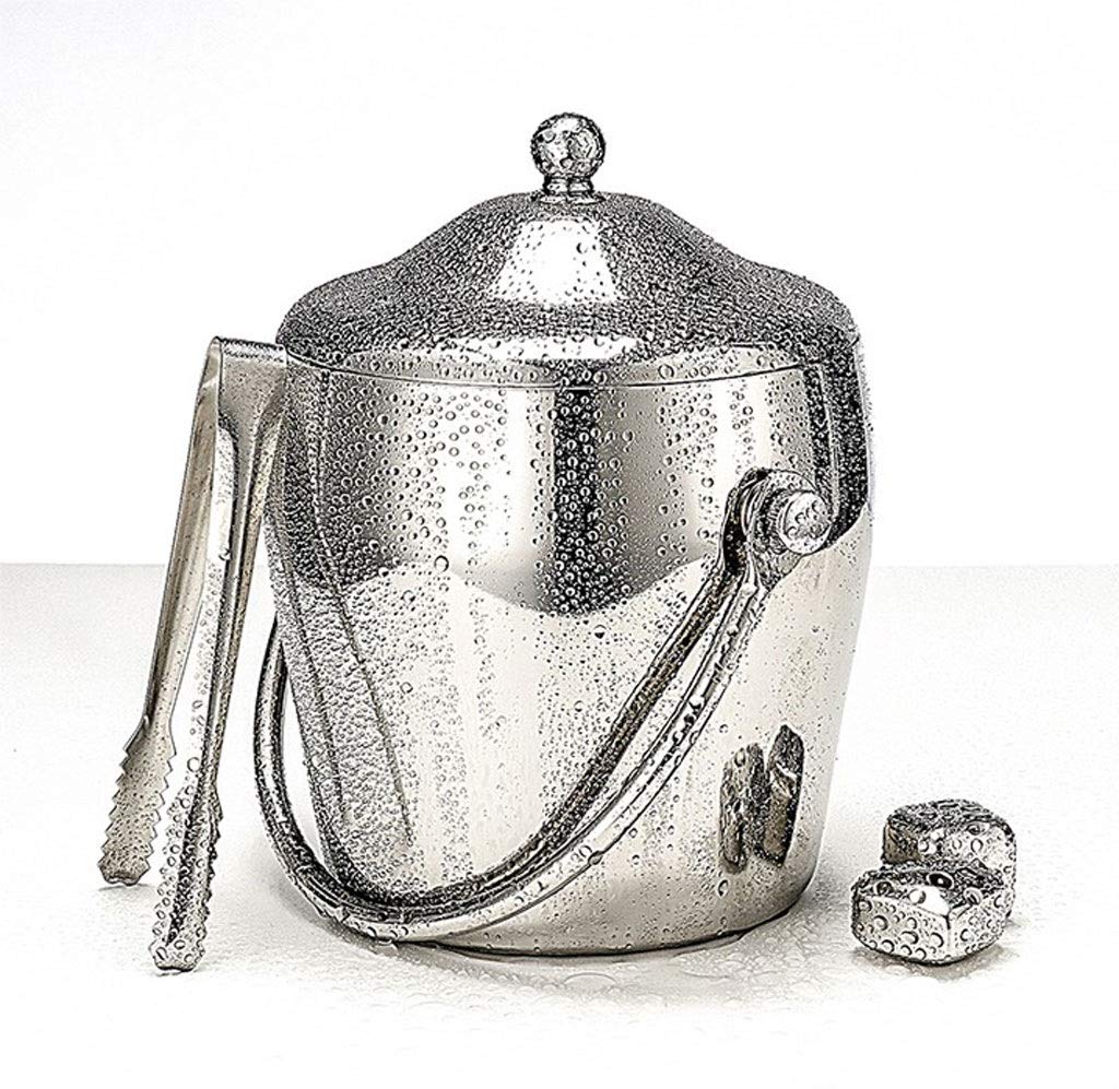 Ice Bucket Verdickter Edelstahl EIS Eimer Tragbarer Eiskübel Hotel Eimer Champagner Eimer Getränk Eimer Party Aktivitäten und Camping Geschirr sektkühler eiseimer