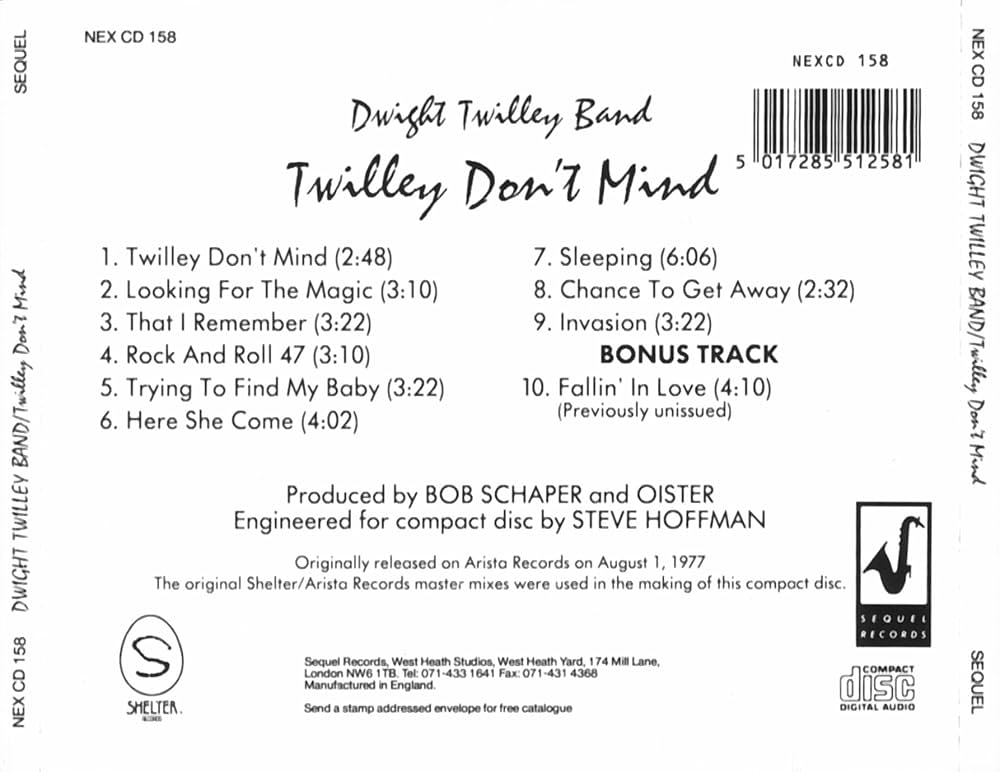 Twilley don't mind - Amazon.com Music
