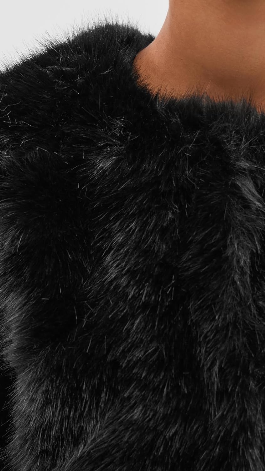 [BLANKNYC] Women's Cash Flow Faux Fur Jacket - Image 6