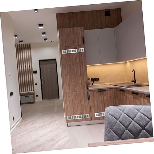 Miniatura 7 de DOITOOL 2 piezas de cubierta de ventilación de aleación de aluminio, accesorios para muebles, gabinete, ventilación, armario, armario, rejilla de