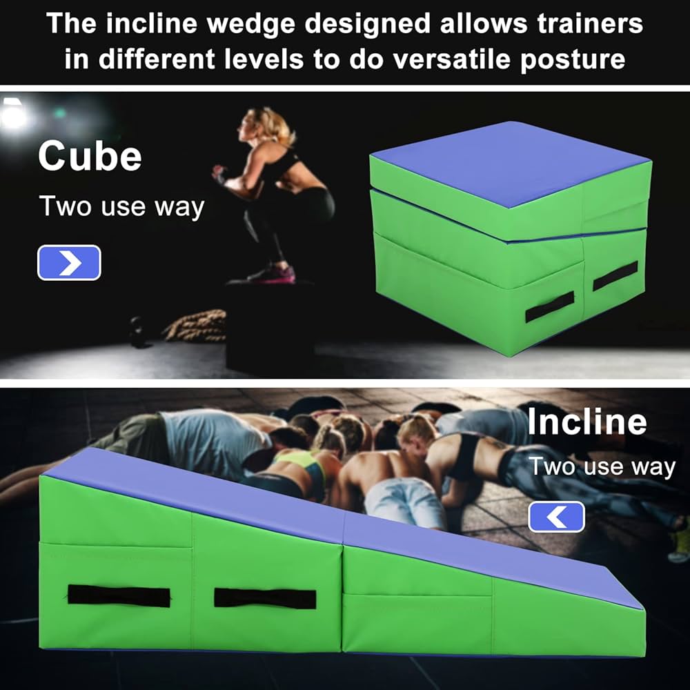 Amazon | 傾斜体操マット ジム フィットネス タンブリングマット