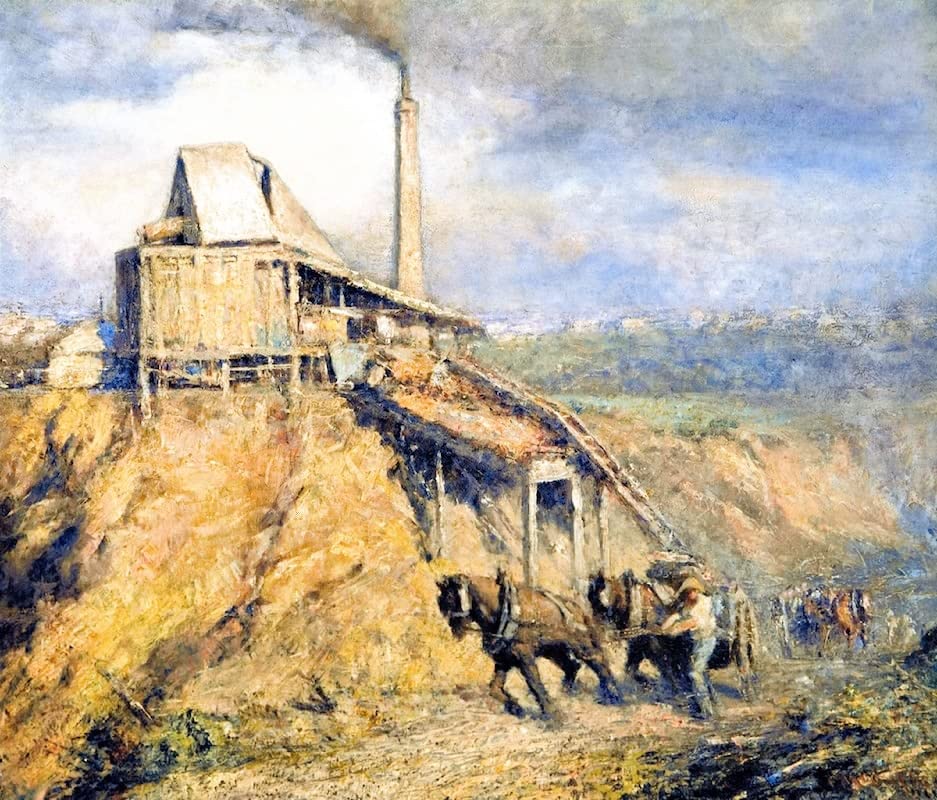 Toile le vieux concasseur de pierres McCubbin pour décoration murale salon