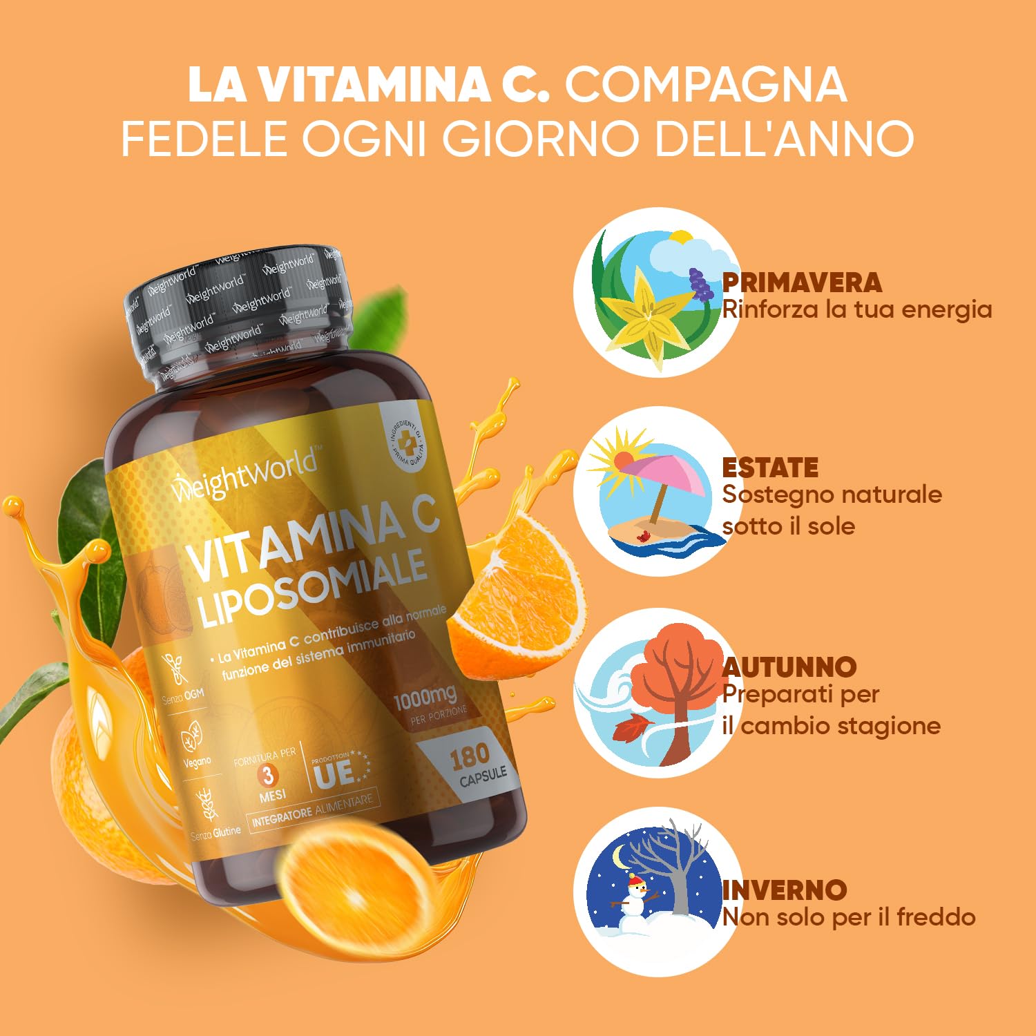 Lescuyer Vitamina C Liposomiale 1000 Energia Vitalità Imm. In Farmacia - Foto 10