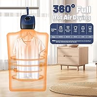 Vista 2 de Secadora de ropa portátil, mini secadora plegable compacta