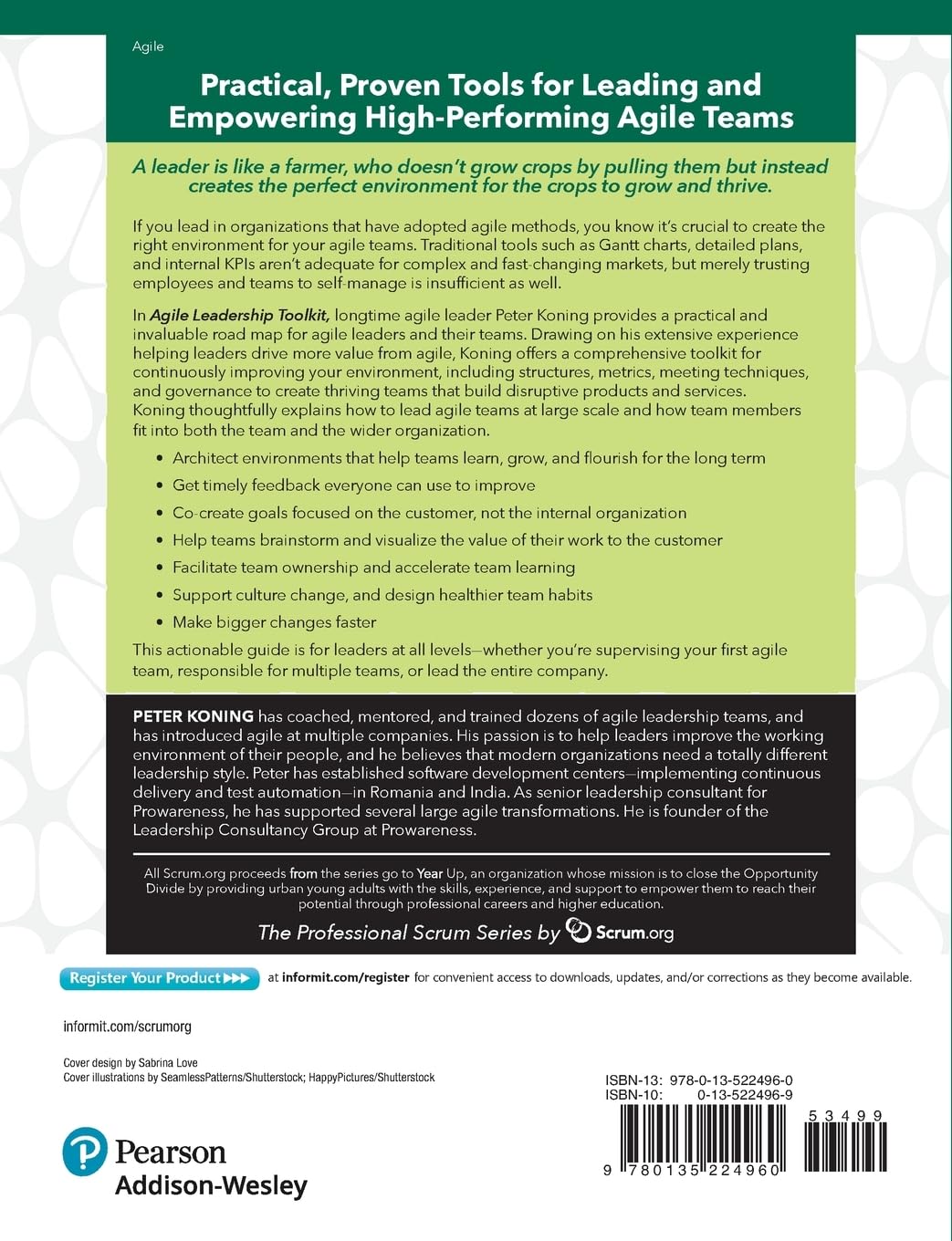 Agile Leadership Toolkit: Learning to Thrive with Self-Managing Teams (The Professional Scrum Series)