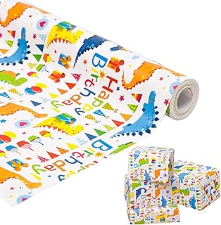 Dinosaur Wrapping Paper Roll