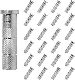MOFIT 24 Pieces Archery Arrow Aluminum Inserts .244/6.20mm Replacements Archery Base Inserts Carbon Arrow Shaft Hunting Accessory