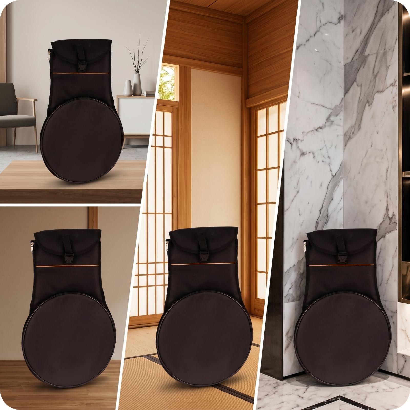 Regolabile Borsa Porta Bacchette Resistente Zaino Porta Accessori Batteria Zaino Batteria per Batteristi